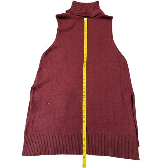 WHBM Sleeveless mock-neck sweater size large - Picture 4 of 8